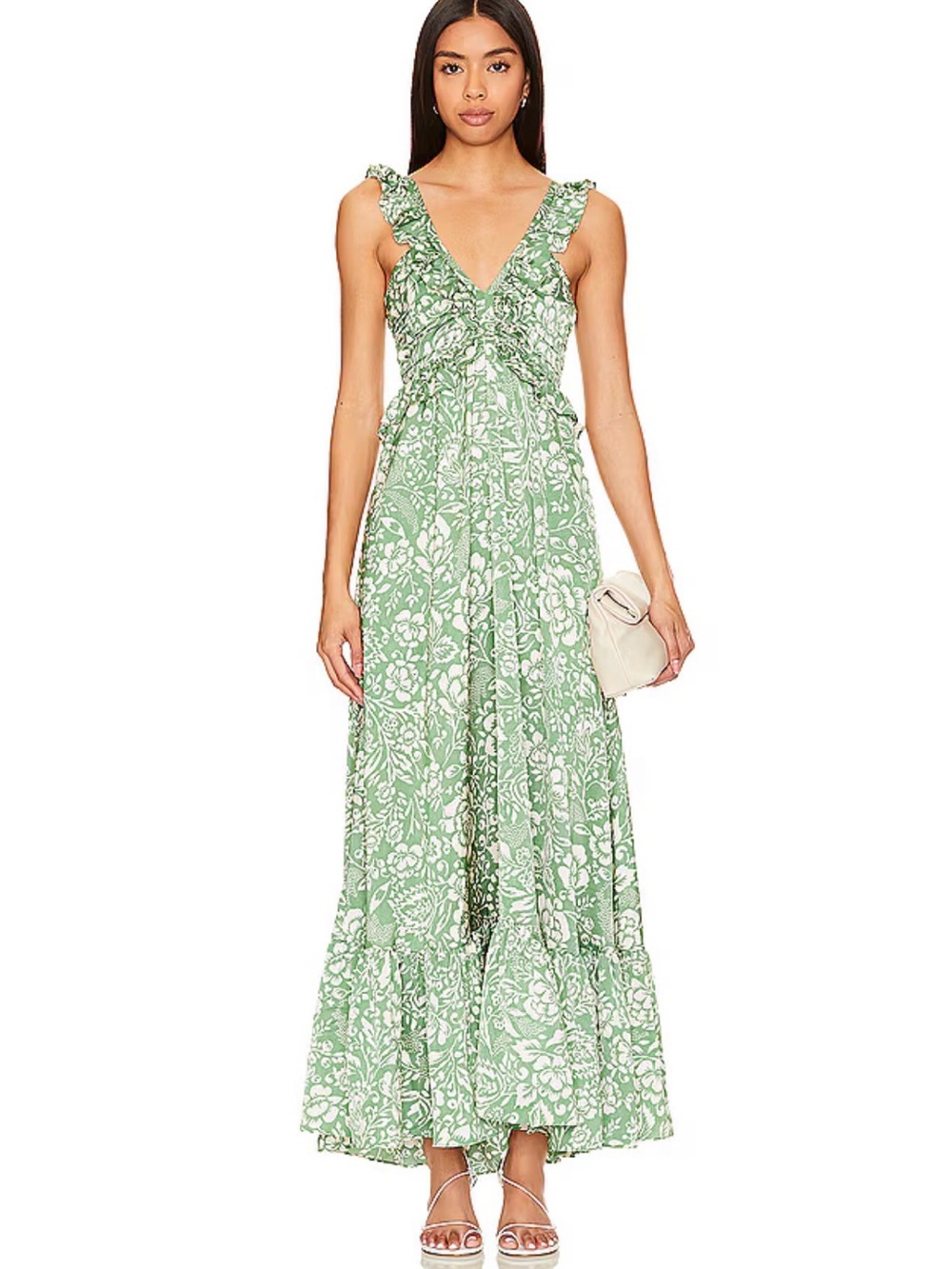 Heartloom Galeta Dress in Verde xs extra small